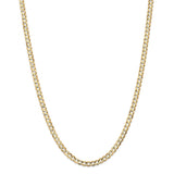 14k 4.5mm Open Concave Curb Chain-WBC-LCR120-18