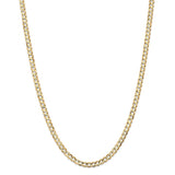 14k 4.5mm Open Concave Curb Chain-WBC-LCR120-16