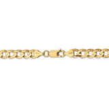 14k 6.75mm Open Concave Curb Chain-WBC-LCR180-8