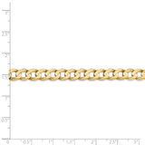 14k 6.75mm Open Concave Curb Chain-WBC-LCR180-9