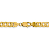 14k 7.5mm Open Concave Curb Chain-WBC-LCR200-8