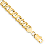 14k 7.5mm Open Concave Curb Chain-WBC-LCR200-8