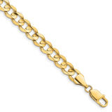 14k 8.5mm Open Concave Curb Chain-WBC-LCR220-8