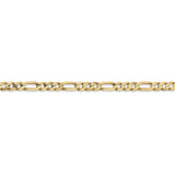 14k 4mm Concave Open Figaro Chain-WBC-LFG100-7