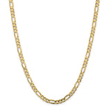 14k 5.5mm Concave Open Figaro Chain-WBC-LFG140-20