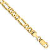 14k 6mm Concave Open Figaro Chain-WBC-LFG160-8