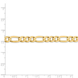 14k 6.75mm Concave Open Figaro Chain-WBC-LFG180-9