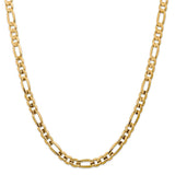 14k 7.5mm Concave Open Figaro Chain-WBC-LFG200-20