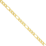 14k 8.75mm Concave Open Figaro Chain-WBC-LFG220-9