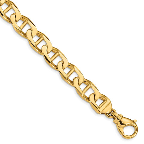 14k 10.3mm Hand-polished Anchor Link Chain-WBC-LK102-8