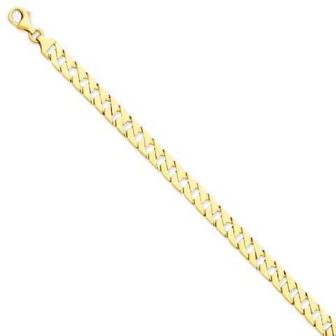 14k 7.4mm Hand-polished Fancy Link Chain-WBC-LK149-8