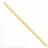 14k 5.9mm Hand-Polished Fancy Link Chain-WBC-LK171-9