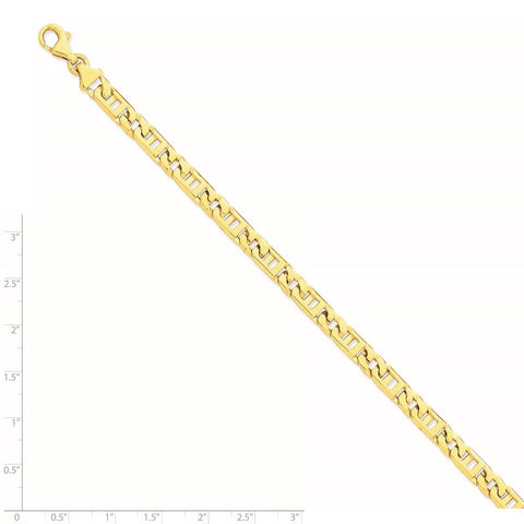 14k 5.9mm Hand-Polished Fancy Link Chain-WBC-LK171-9