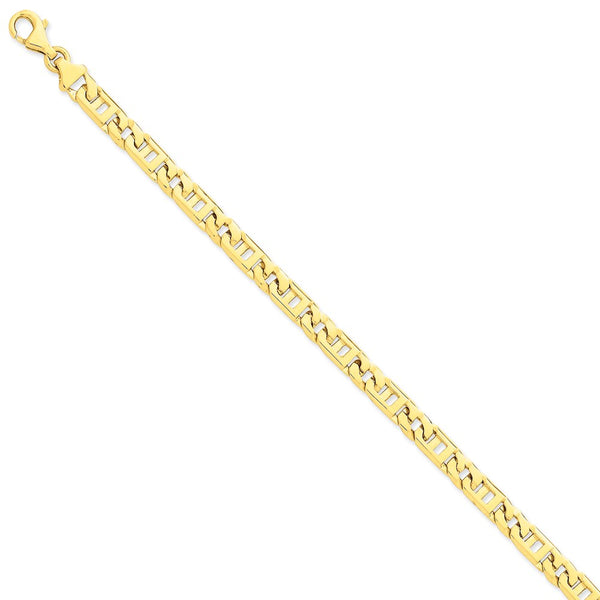 14k 5.9mm Hand-Polished Fancy Link Chain-WBC-LK171-9