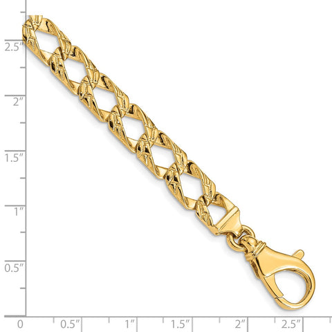 14k 8.6mm Polished Fancy Link Chain-WBC-LK393-7