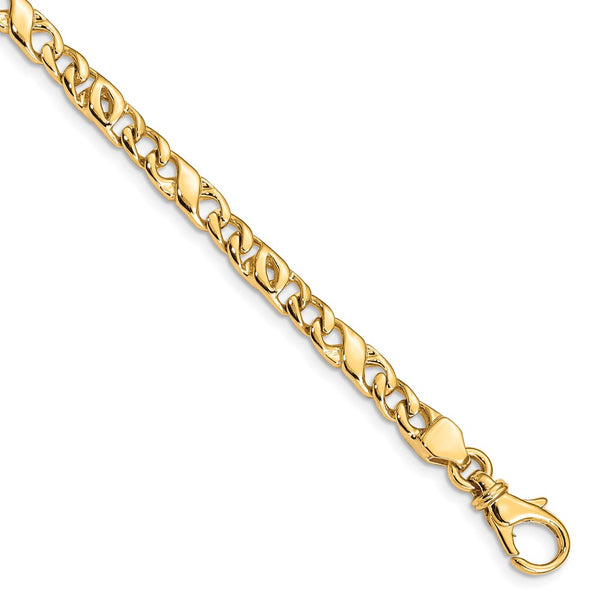 14K 4.8mm Polished Fancy Link Chain-WBC-LK396-7