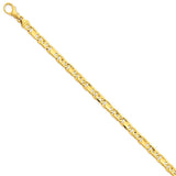 14k 5.80mm Polished Fancy Link Bracelet-WBC-LK399-8.25