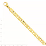 14k 10mm Hand-polished Fancy Link Chain-WBC-LK410-9