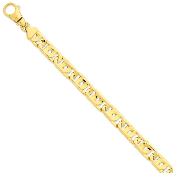 14k 10mm Hand-polished Fancy Link Chain-WBC-LK410-9