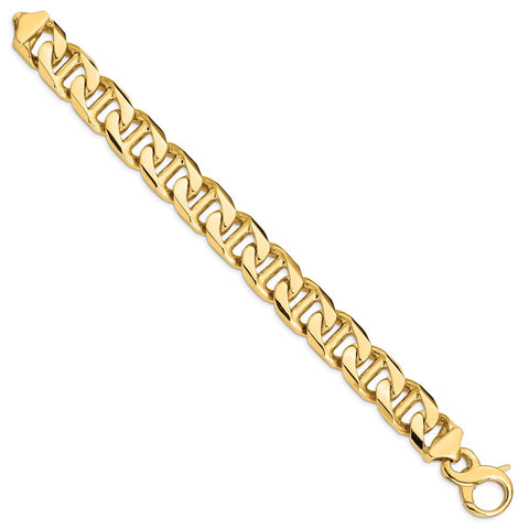 14K 15.7mm Polished Fancy Link Bracelet-WBC-LK503-8.5