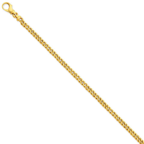 14k 4.5mm Polished Fancy Link Bracelet-WBC-LK580-8