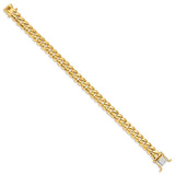 14k 8.7mm Hand-polished Miami Cuban Chain Link Bracelet-WBC-LK587-8.25