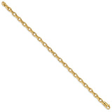 14k 5.0mm Polished Fancy Link Bracelet-WBC-LK662-8.25