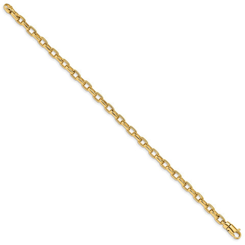 14k 5.0mm Polished Fancy Link Bracelet-WBC-LK662-8.25