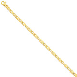 14k 4.4mm Fancy Link Bracelet-WBC-LK669-8.25