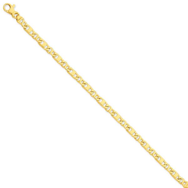 14k 4.4mm Fancy Link Bracelet-WBC-LK669-8.25