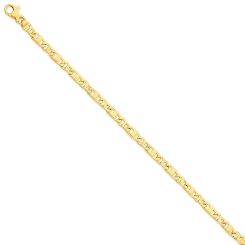 14k 4.4mm Fancy Link Bracelet-WBC-LK669-8.25