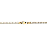 14k 1.3mm Solid D/C Machine-Made Chain Anklet-WBC-M012L-9