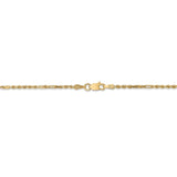 14k 1.8mm D/C Milano Rope Chain-WBC-MIL030-24