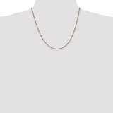 14k 1.8mm D/C Milano Rope Chain-WBC-MIL030-20