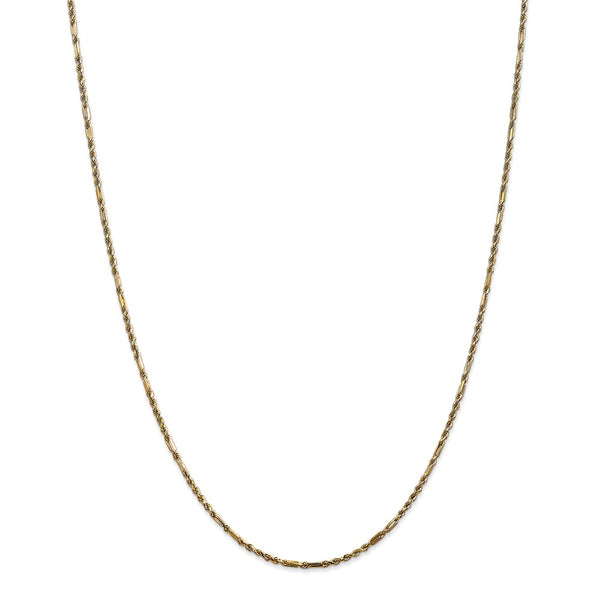 14k 1.8mm D/C Milano Rope Chain-WBC-MIL030-30