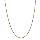 14k 2.25mm D/C Milano Rope Chain-WBC-MIL035-24