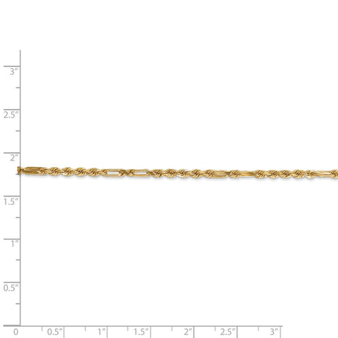14k 2.5mm D/C Milano Rope Chain-WBC-MIL045-8
