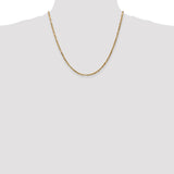 14k 2.5mm D/C Milano Rope Chain-WBC-MIL045-20