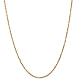 14k 2.5mm D/C Milano Rope Chain-WBC-MIL045-24