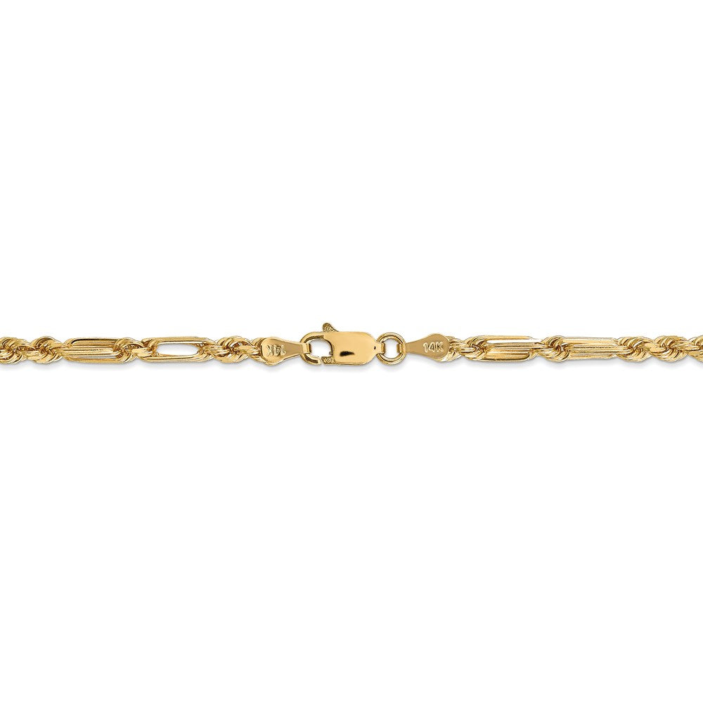 14k 3.0mm D/C Milano Rope Chain-WBC-MIL060-7