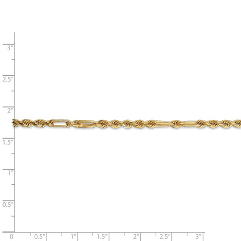 14k 3.0mm D/C Milano Rope Chain-WBC-MIL060-7