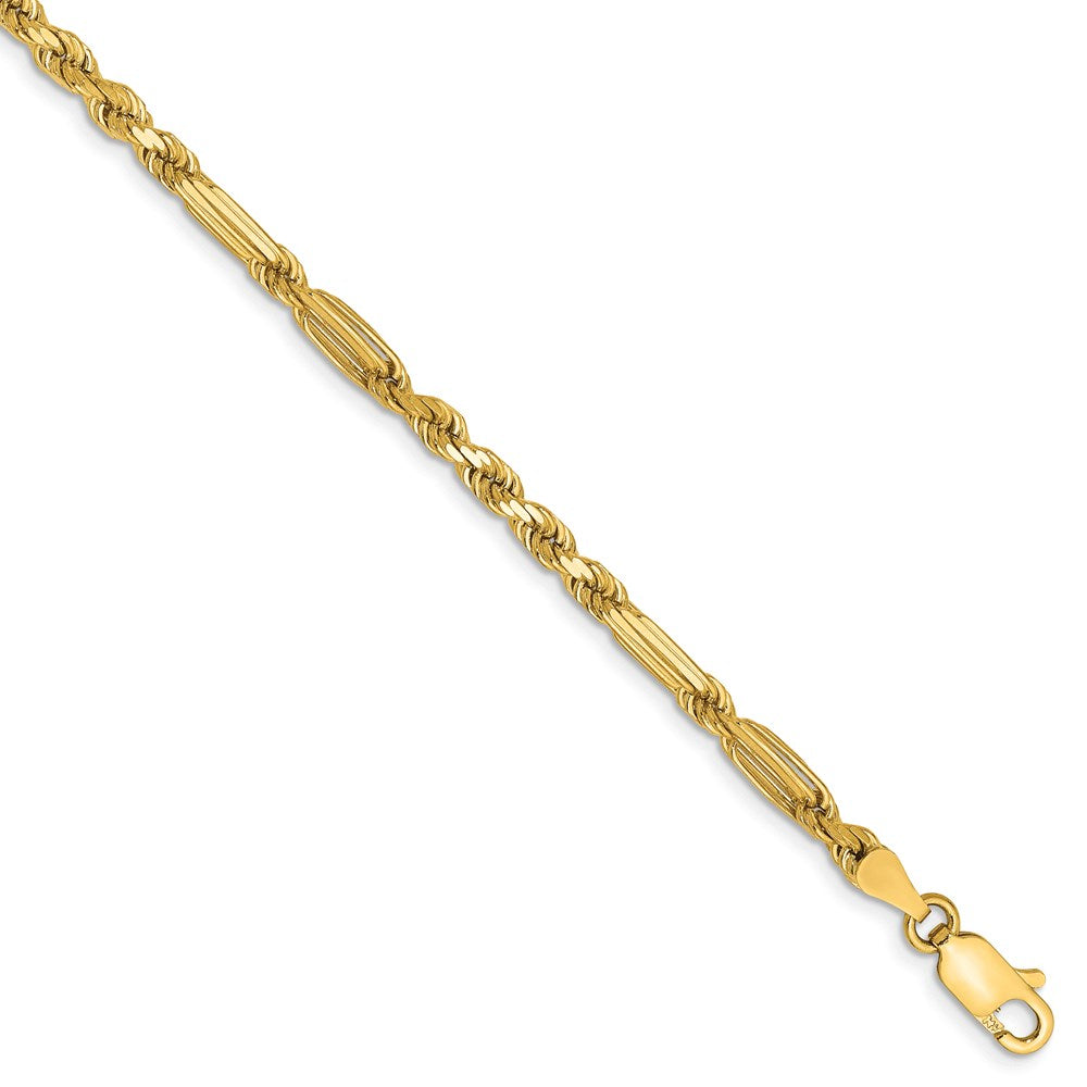 14k 3.0mm D/C Milano Rope Chain-WBC-MIL060-7