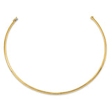 14k 4mm Domed Omega Necklace-WBC-OD4-18