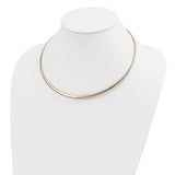 14k Polished 3/6mm Graduated Omega Necklace-WBC-ODG6-16