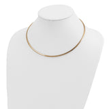 14k 3mm Lightweight Omega Necklace-WBC-ODL3-18