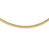 14k 3mm Lightweight Omega Necklace-WBC-ODL3-16