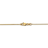 14k 1.0mm Octagonal Snake Chain-WBC-OSA100-20