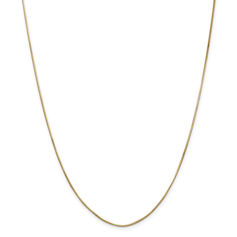 14k 1.0mm Octagonal Snake Chain-WBC-OSA100-20