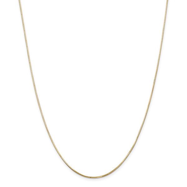 14k 1.2mm Octagonal Snake Chain-WBC-OSA120-20