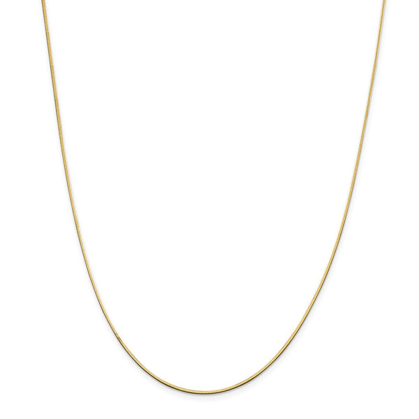 14k 1.4mm Octagonal Snake Chain-WBC-OSA150-18